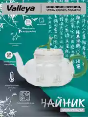 Чайник заварочный, стеклянный "Тыковка", 600 мл