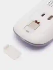 Фиолетовый мышь компьютерная, бесшумная, беспроводная, RGB-подсветка, USB зарядка