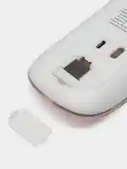 Розовый мышь компьютерная, бесшумная, беспроводная, RGB-подсветка, USB зарядка