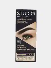 Комплект Studio Professional для окрашивания бровей и ресниц, черный