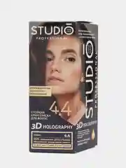 Комплект STUDIO Professional 3D HOLOGRAPHY для окрашивания волос 4.4 мокко