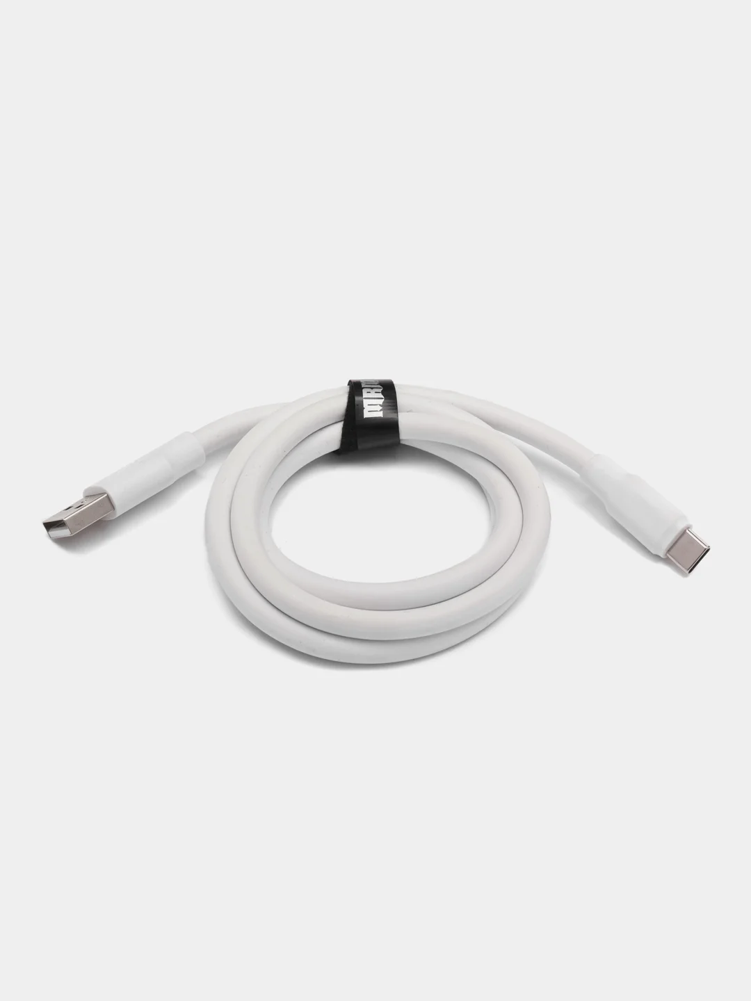 Белый кабель зарядки Lightning 6 мм MRM-Power быстрая зарядка/MRM power зарядка (Type-C, iPhone)