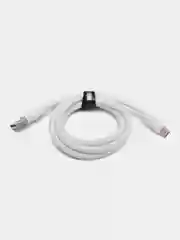 Белый кабель зарядки Lightning 6 мм MRM-Power быстрая зарядка/MRM power зарядка (Type-C, iPhone)