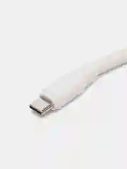 Белый кабель зарядки Lightning 6 мм MRM-Power быстрая зарядка/MRM power зарядка (Type-C, iPhone)