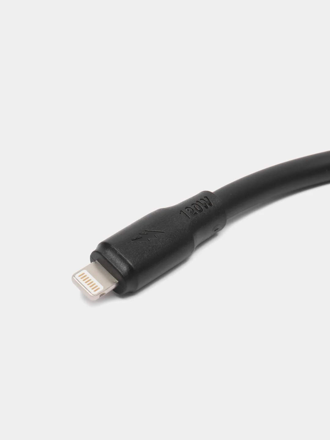 Черный кабель зарядки Lightning 6 мм MRM-Power быстрая зарядка/MRM power зарядка (Type-C, iPhone)
