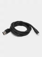 Черный кабель зарядки Lightning 6 мм MRM-Power быстрая зарядка/MRM power зарядка (Type-C, iPhone)