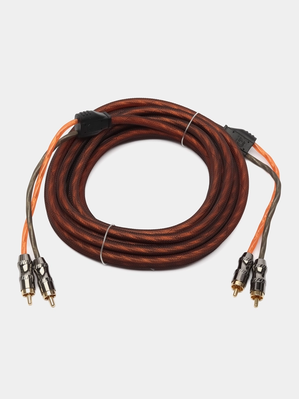 Межблочный кабель 2 rca для подключения усилителя в авто DL Audio Gryphon Pro RCA 5M