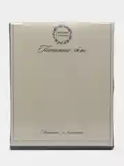 Синий комплект постельного белья "luxury", ЕВРО размер