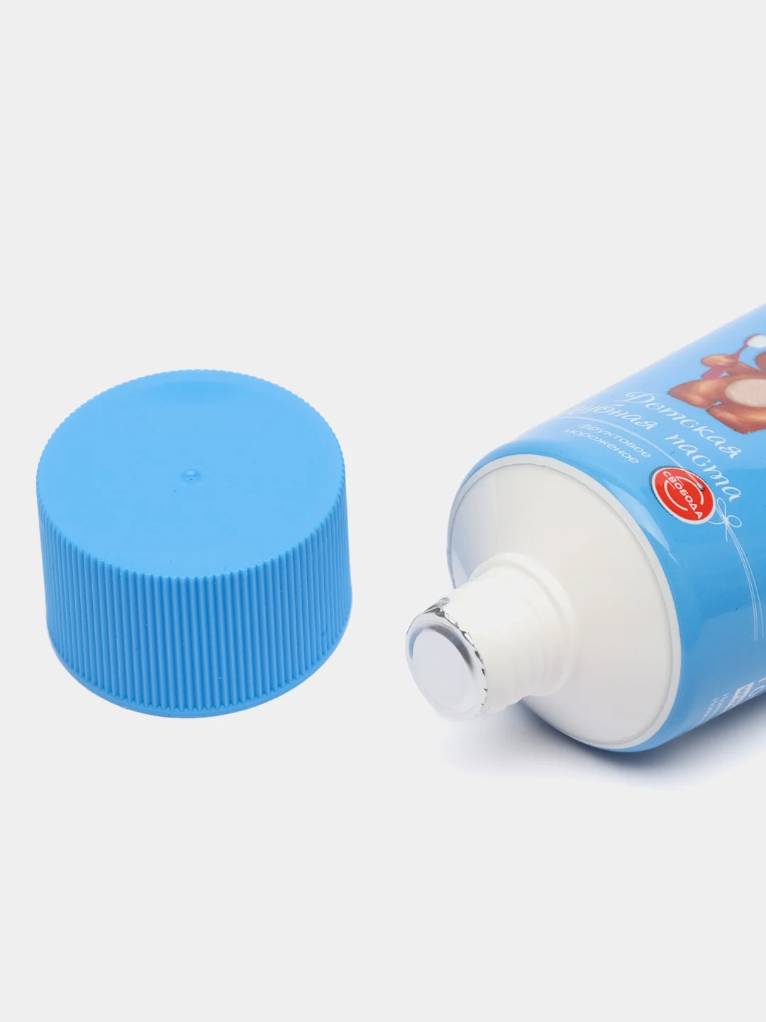 Детская зубная паста "Тик-Так" bubble gum и фруктовое мороженое 2+, 62 г