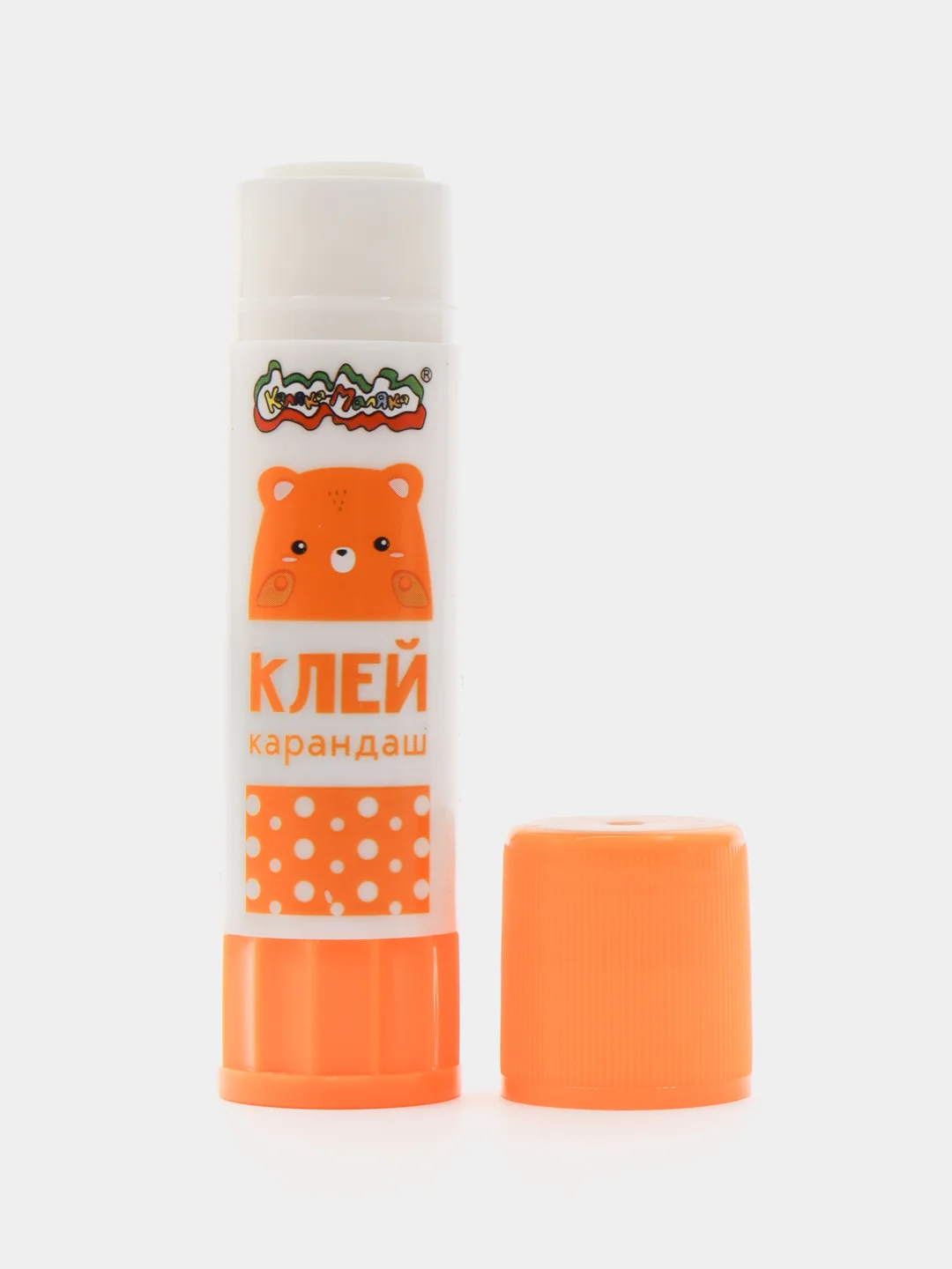 Оранжевый клей карандаш Зверята 15 г