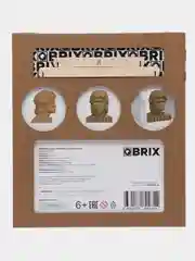 Картонный 3D пазл QBRIX "Виктой Цой"