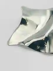 Серебряный серьги женские, серьги массивные, квадратные
