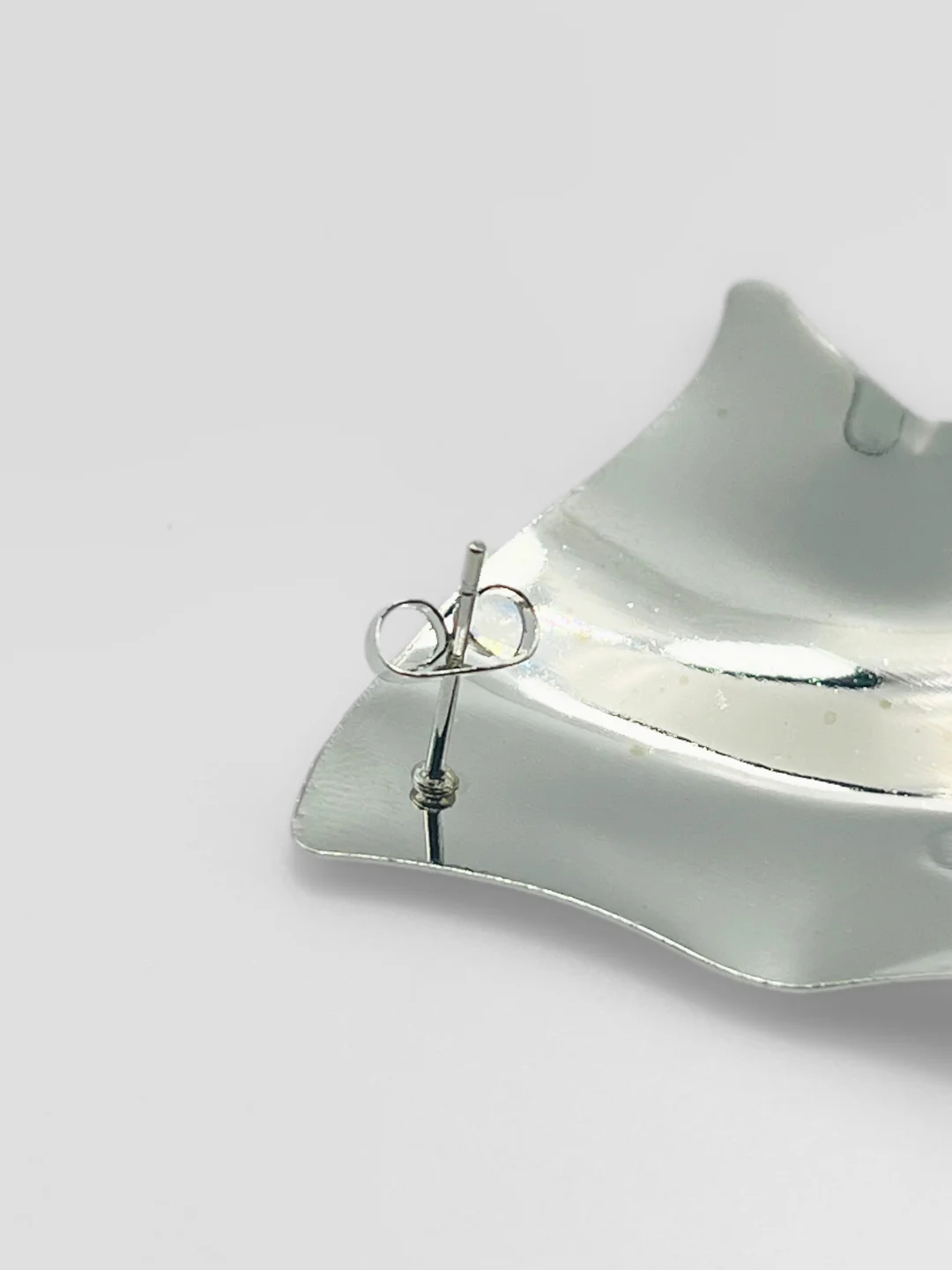 Серебряный серьги женские, серьги массивные, квадратные