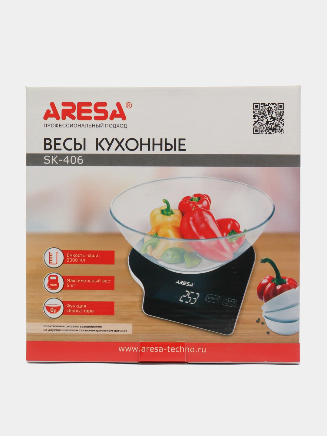 Весы кухонные электронные Aresa AR-4301 (SK-406)