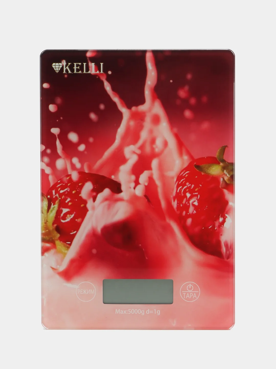 Красный весы кухонные электронные настольные Kelli KL-1533, 1534