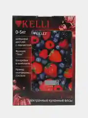 Синий весы кухонные электронные настольные Kelli KL-1533, 1534