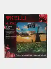 Желтый весы напольные электронные KELLI KL-1511, 1512, 1513, 1514, 1520