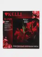 Коричневый весы напольные электронные KELLI KL-1511, 1512, 1513, 1514, 1520