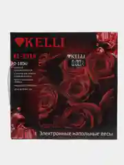 Красный весы напольные электронные KELLI KL-1511, 1512, 1513, 1514, 1520