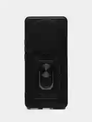 Чехол Realme 12 pro / 12 pro plus  противоударный, с металлической подставкой кольцом