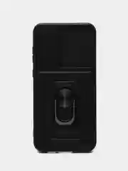 Чехол  Samsung Galaxy A55 противоударный, с металлической подставкой кольцом