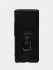 Чехол Infinix Note 40 pro 4G противоударный, с металлической подставкой кольцом