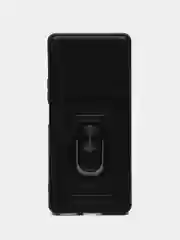 Чехол Infinix Note 40 4G противоударный, с металлической подставкой кольцом