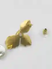 Золотой серьги женские листья с жемчугом, лепестки