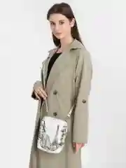 Сумка через плечо, принт, 22*16, Rebeca, натуральная кожа