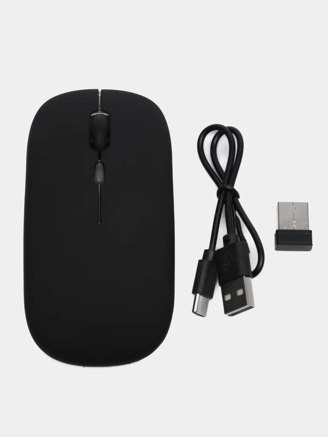 Серебряный мышь компьютерная беспроводная, ультратонкая c подсветкой Bluetooth