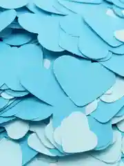 Синий бумажный наполнитель для подарка "Сердечки"/Конфетти/Для гендер-пати/30 гр