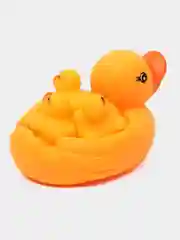 Уточка пищалка с утятами, набор развивающих игрушек в ванную, 4шт