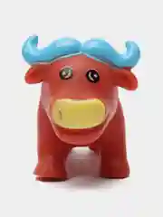 Зеленый игрушка - пищалка домашние животные резиновые детям / Корова, осёл, бык, буйвол