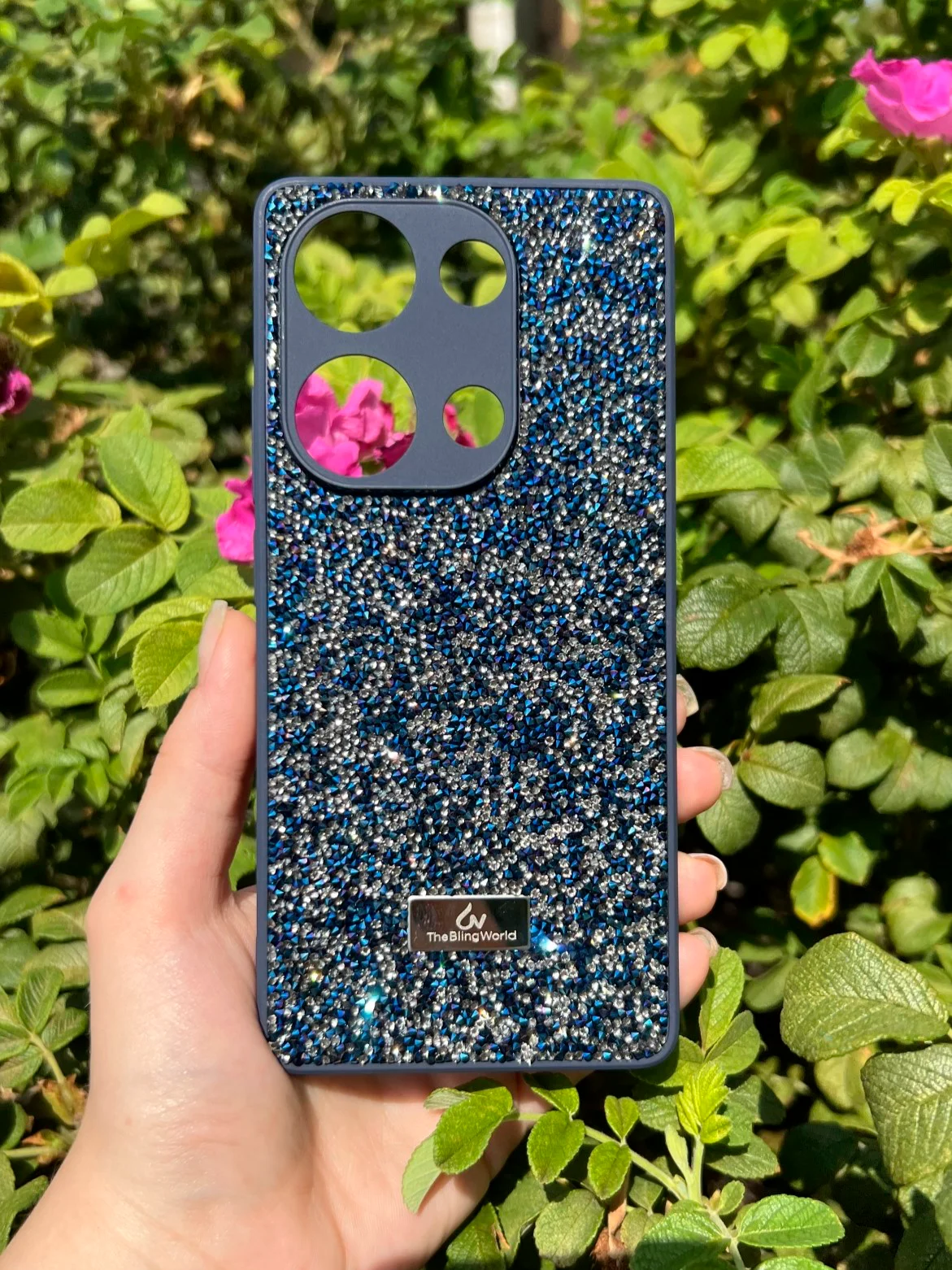Сиреневый силиконовый чехол the bling world для Xiaomi Redmi Note 13 Pro 4G и Poco M6 Pro 4G