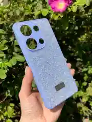 Серый меланж силиконовый чехол the bling world для Xiaomi Redmi Note 13 Pro 4G и Poco M6 Pro 4G