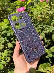 Фиолетовый силиконовый чехол the bling world для Xiaomi Redmi Note 13 Pro 4G и Poco M6 Pro 4G