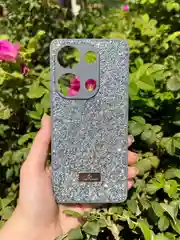 Серебряный силиконовый чехол the bling world для Xiaomi Redmi Note 13 Pro 4G и Poco M6 Pro 4G