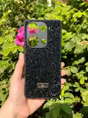 Черный силиконовый чехол the bling world для Xiaomi Redmi Note 13 Pro 4G и Poco M6 Pro 4G