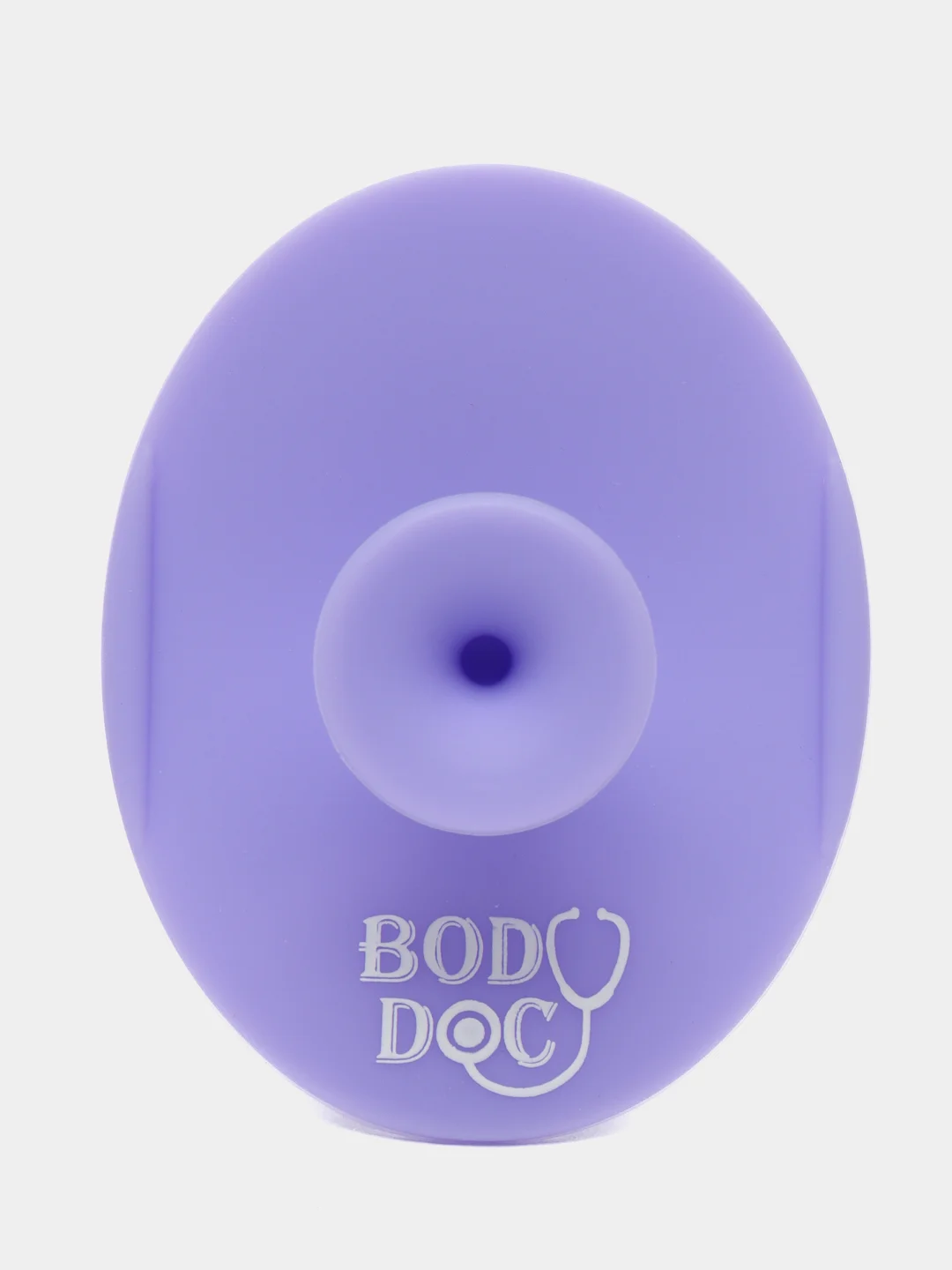 Фиолетовый силиконовая щеточка спонж для умывания лица и СПА BodyDoc, детский массажер для головы