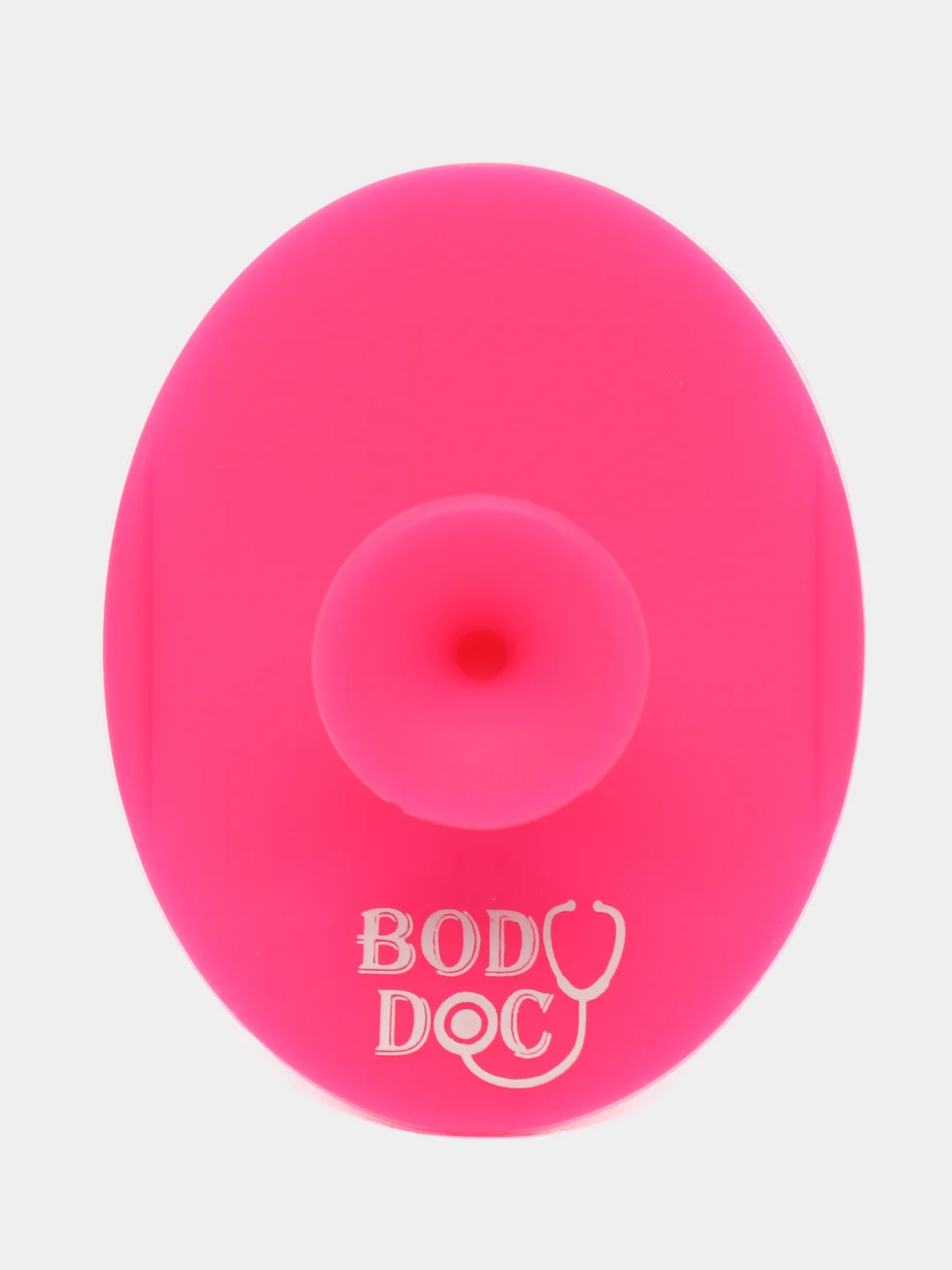 Фуксия силиконовая щеточка спонж для умывания лица и СПА BodyDoc, детский массажер для головы