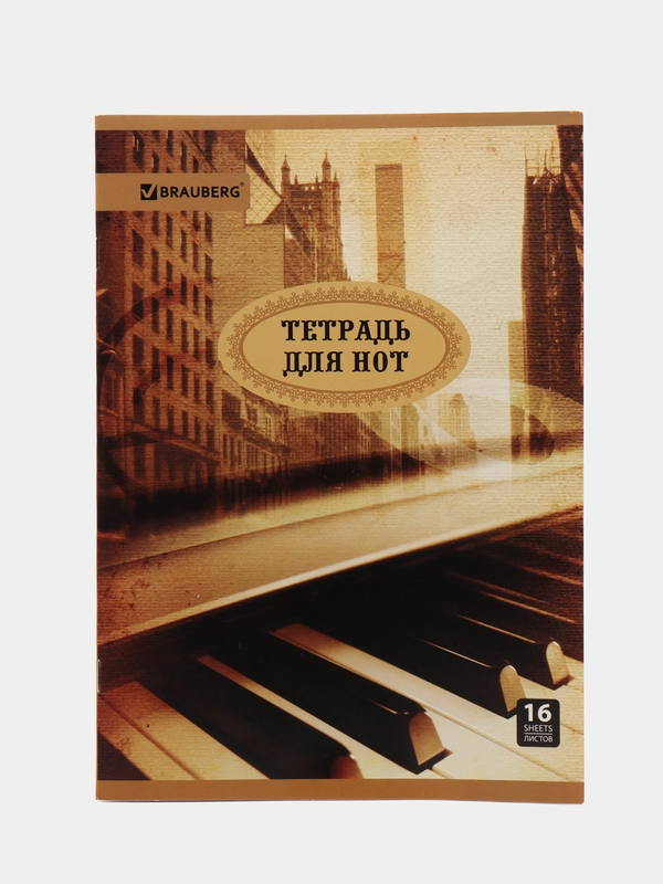 Тетрадь для нот А4 микс