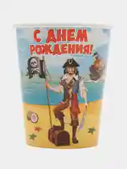 Желтый карнавальные аксессуары в стиле "Пират" , сервировка стола