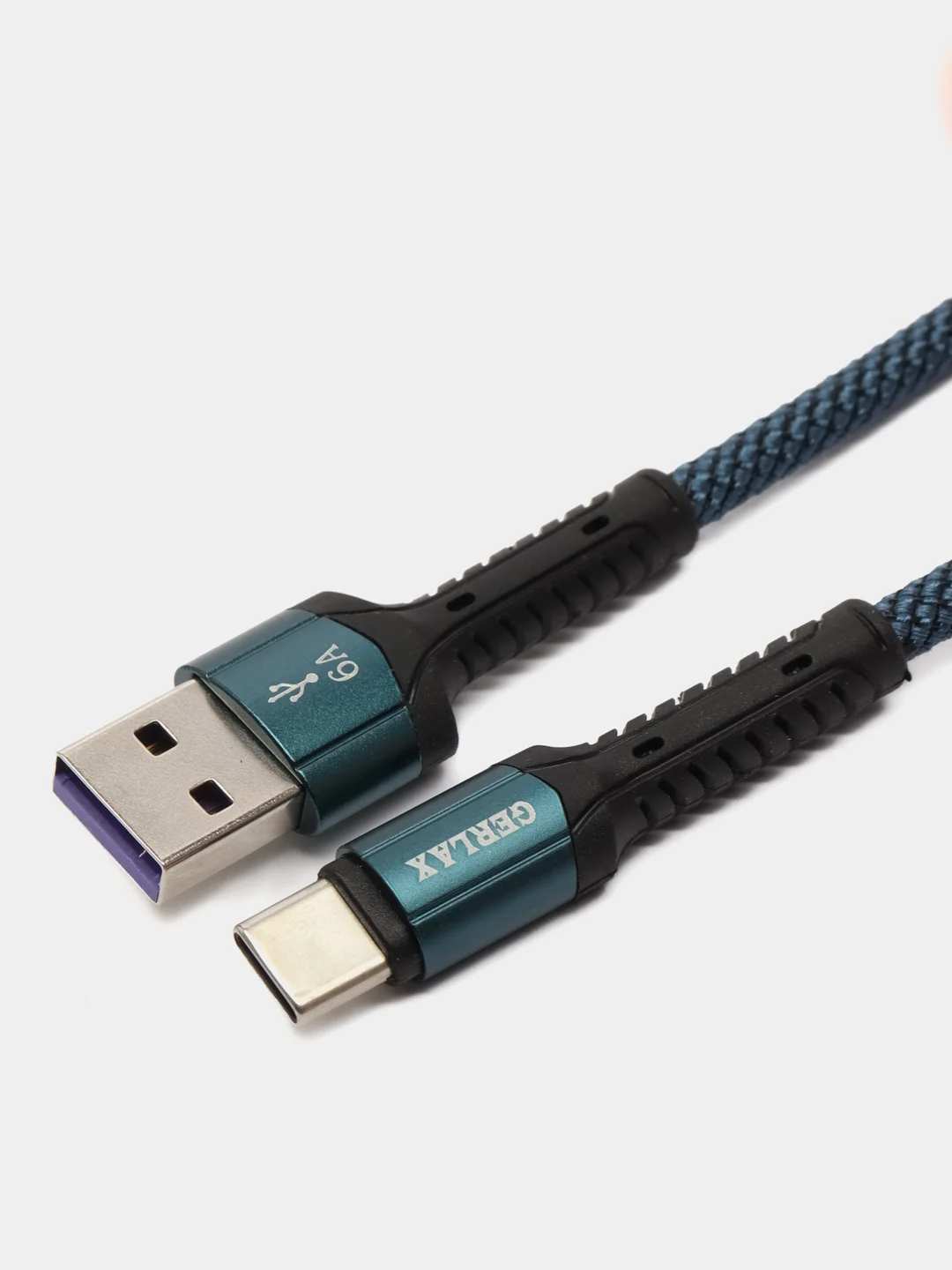 Провод type-c, кабель зарядки для телефона, шнур Type-c usb 6А, длина 5 метров