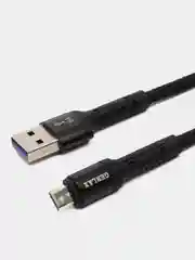 Зарядный кабель плетеный для Android 2 метра Micro USB нейлон 6А для быстрой зарядки
