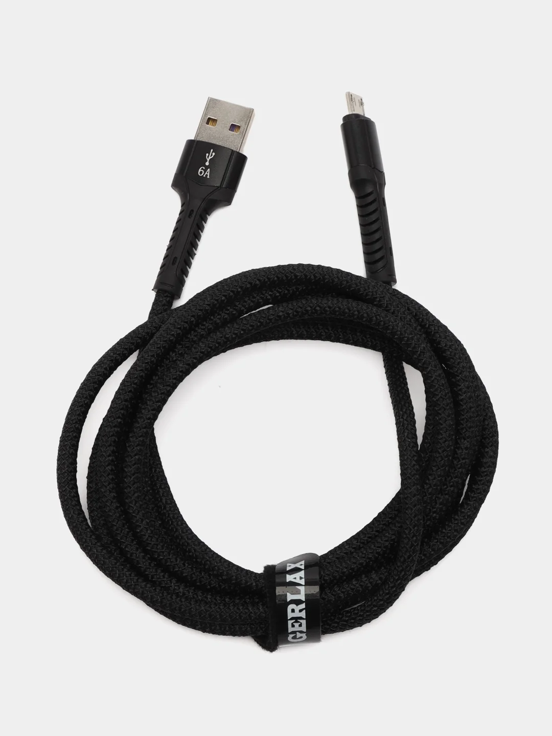 Зарядный кабель плетеный для Android 2 метра Micro USB нейлон 6А для быстрой зарядки