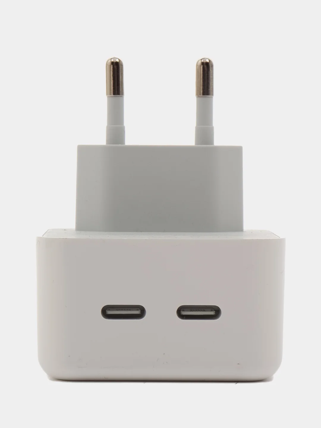 Блок питания на 2 USB Type-C, быстрая зарядка 35W C+C адаптер