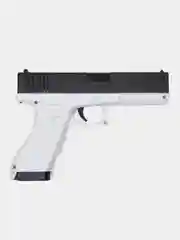 Темно-синий водный пистолет детский GLOCK WATER GUN электрический на аккумуляторе / Детский пистолет