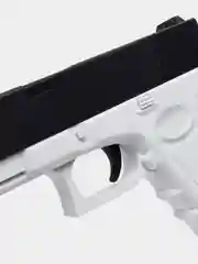 Темно-синий водный пистолет детский GLOCK WATER GUN электрический на аккумуляторе / Детский пистолет
