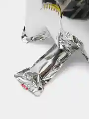 Серебряный шар фольгированный "Звезда", 25 см,  5 штук