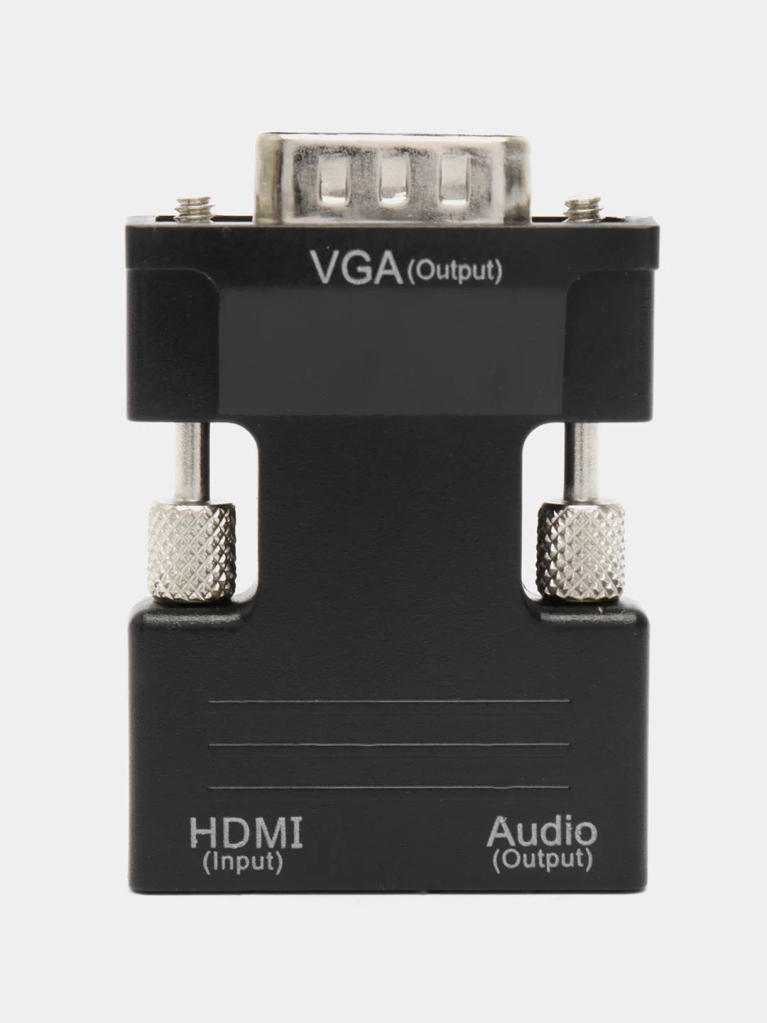 Черный портативный адаптер переходник конвертер HDMI - VGA